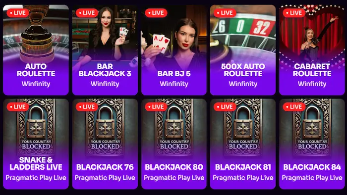 Betzard Casino games